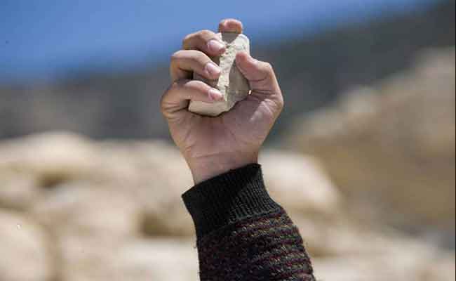 حجرة طائشة تنهي حياة رضيع في حضن أمه في ورڤلة