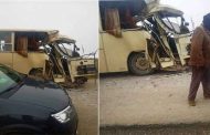 اصطدام حافلتين للنقل المدرسي بالمدية يخلف 56 مصابا