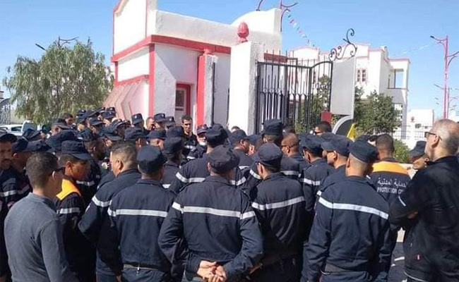 وزارة الداخلية تتوعد أعوان الحماية المدنية المحتجين