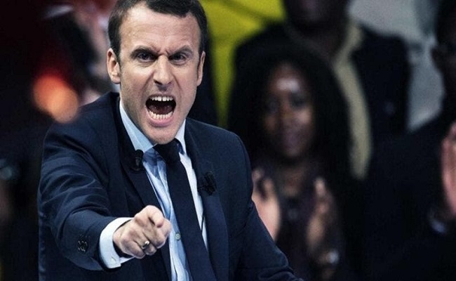 ماكرون يهدد الماليين