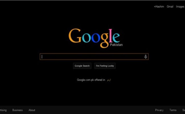 Dark Mode في محرك بحث جوجل...