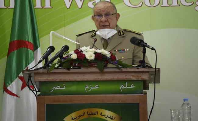 شنڨريحة يؤكد أن طموح الجيش الوطني لا حدود له