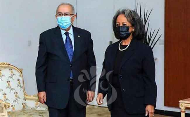 محادثات بين لعمامرة و رئيسة اثيوبيا