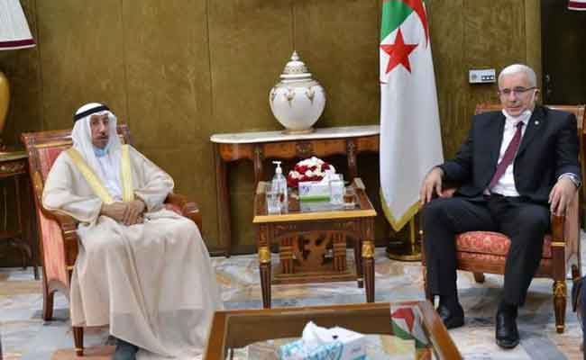 استقبال رئيس المجلس الشعبي الوطني لسفير الإمارات لدى الجزائر