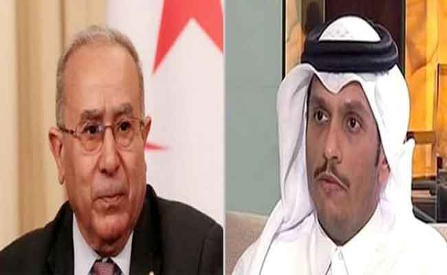 لعمامرة يجري مباحثات مع نظيره القطري حول القضايا الاقليمية ذات الاهتمام المشترك