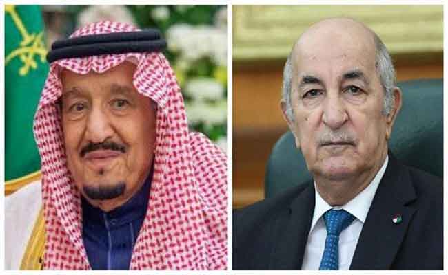 رئيس الجمهورية يتلقى تعزية من ملك السعودية على إثر حرائق الغابات