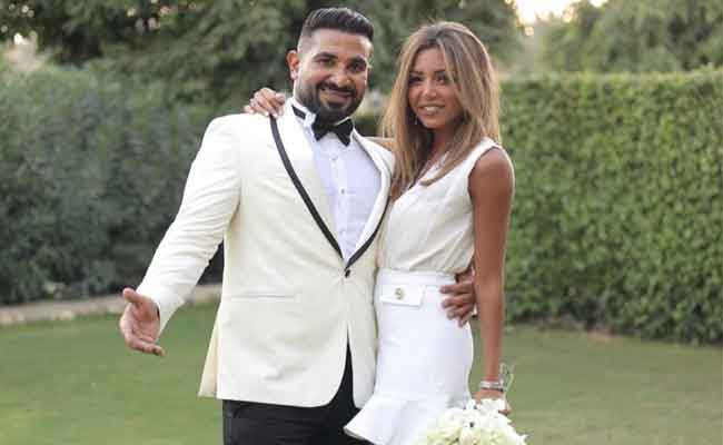 في أجواء رومانسية...أحمد سعد يحتفل بعقد قرانه على علياء بسيوني