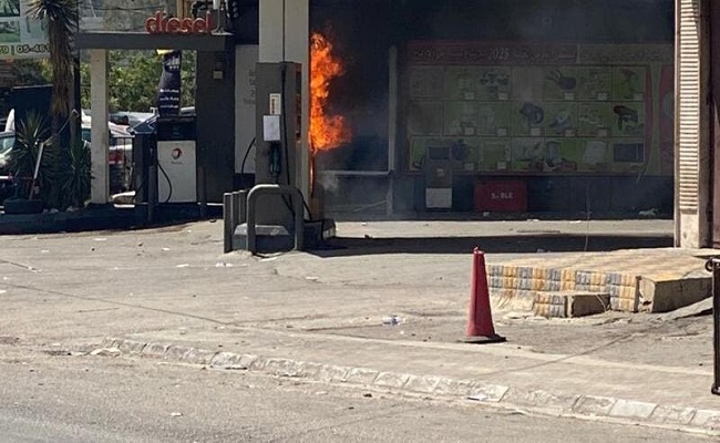 أعمال تخريبية في محطات الوقود في لبنان