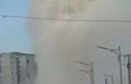 انفجار قناة لدفع المياة قرب محطة تحلية مياه البحر بالشلف