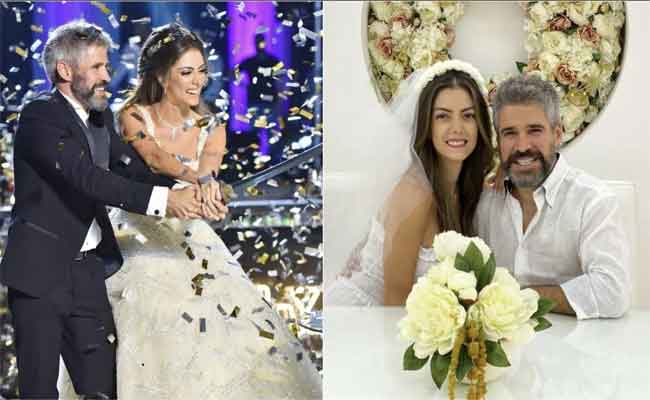 نانسي عجرم تهدي شقيقها وعروسه الجديدة