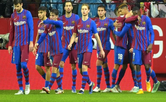 تعادل إشبيلية و برشلونة...