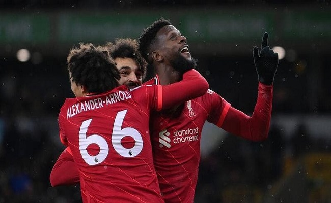 ليفربول يفوز على ولفرهامبتون...