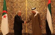 جلسة عمل مطولة للعمامرة مع نظيره الإماراتي