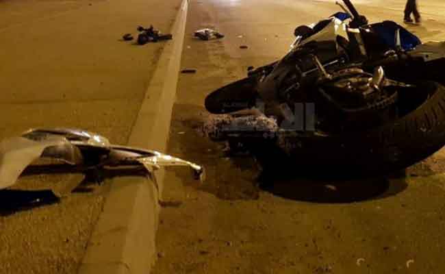 انحراف دراجة نارية يخلف مقتل قاصر و شاب بالشلف...