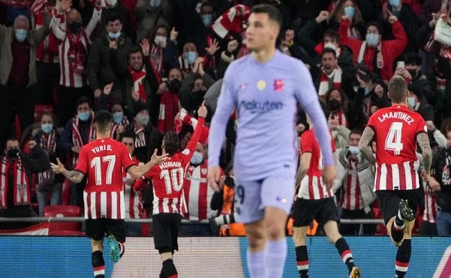 أتلتيك بلباو يطيح بـ برشلونة...