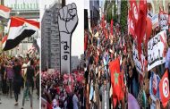 خرجت كل الشعوب العربية لتظاهر إلا الشعب الجزائري البطل فَضَلْ الخنوع للجنرالات