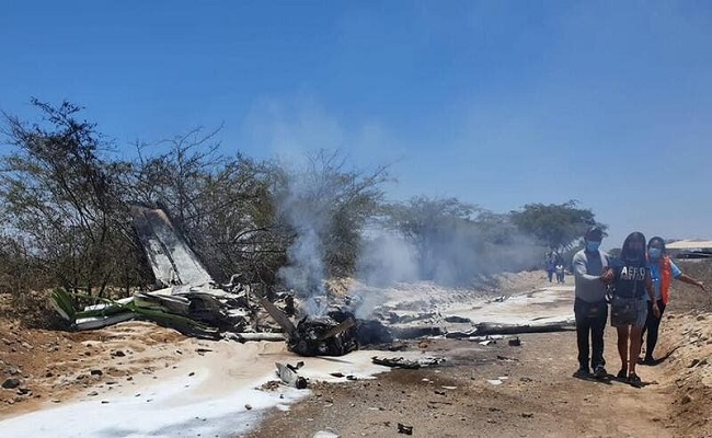 مقتل 7 أشخاص بتحطم طائرة سياحية في بيرو