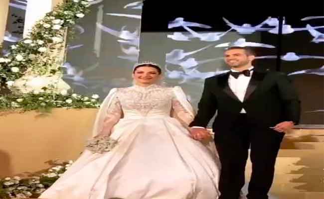 أصالة نصري تزف ابنتها شام في حفل زفاف أسطوري بحضور اليسا وتامر حسني...