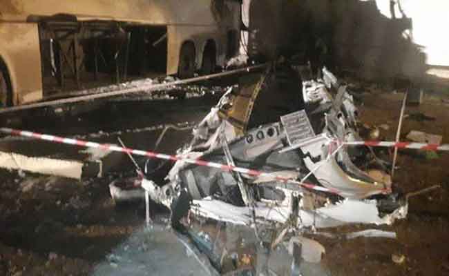 مجزرة مرورية : انحراف حافلة لنقل المسافرين يخلف 6 قتلى و 22 مصابا بتبسة