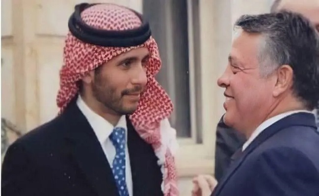 الأمير حمزة يعتذر للملك عبد الله الثاني