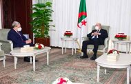 استقبال تبون لوزير الخارجية التونسي