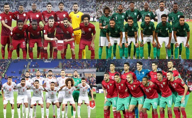 مجموعات حارقة للمنتخبات العربية...