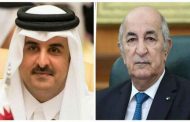رئيس الجمهورية تبون يتلقى مكالمة هاتفية من أمير دولة قطر