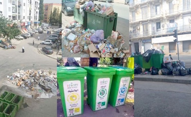 بفضل الجنرالات أينما وَلَّيْتَ وجهكَ بالجزائر النفايات أمامك