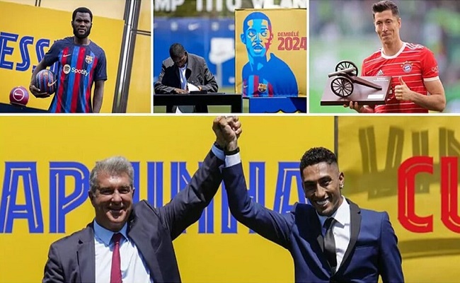 برشلونة ثالث أكثر الفرق إنفاقا في سوق الانتقالات الحالي...