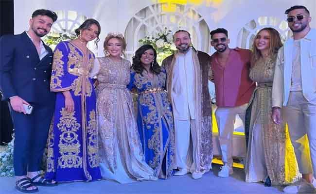 عرس مغربي بامتياز لعبد الفتاح الجريني وزوجته جميلة البدوي بحضور ألمع نجوم ومشاهير المغرب...