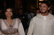 سعد لمجرد يدخل الفقص الذهبي  وعروسه تتألق بالقفطان المغربي...