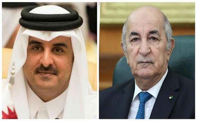 الرئيس تبون يهنئ أمير قطر