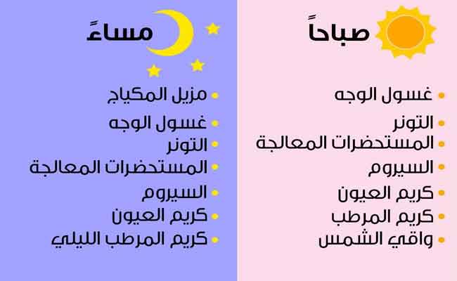 بالخطوات...اليك طريقة العناية بالبشرة قبل النوم