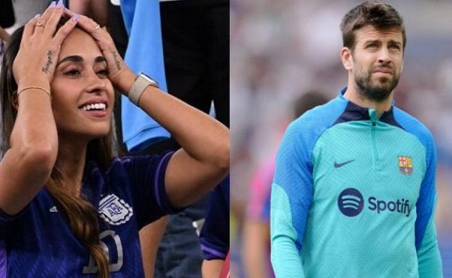زوجة ميسي تتفاعل مع أغنية شاكيرا التي هاجمت فيها بيكيه...