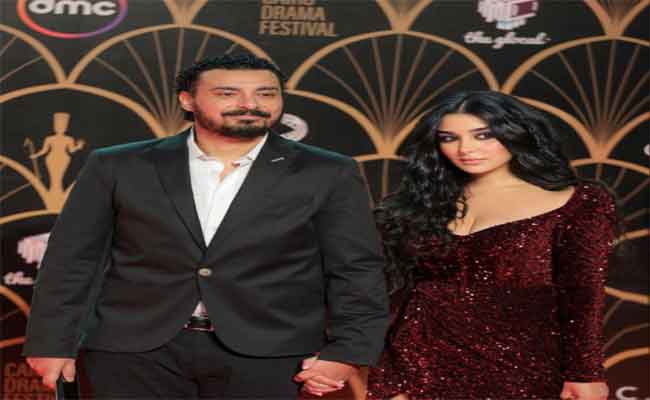 جيهان خليل واسلام حافظ يحتفلان بزواجهما ليلة عيد الحب...