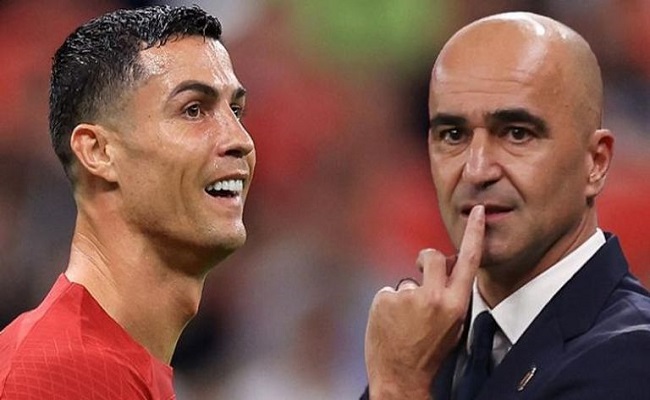 مارتينيز يحمي كريستيانو رونالدو...