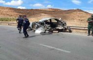 مجزرة مرورية تخلف مصرع طفلين ووالديهما بالمدية