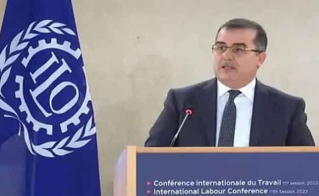 بن طالب من جنيف: “الجزائر تولي أهمية بالغة لموضوع العدالة الاجتماعية