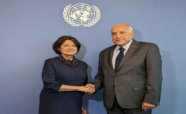استعراض عطاف لملفات مهمة مع وكيلة الأمين العام للأمم المتحدة
