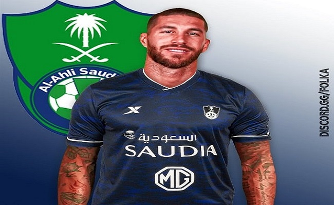 مقابل 20 مليون يورو راموس يوافق على ارتداء قميص الأهلي السعودي...