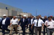 عرقاب يجري زيارة تفقدية لمشروع إنجاز محطة تحلية مياه البحر بقورصو