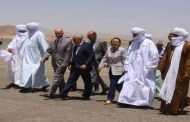 سايحي وكريكو يتفقدان جرحى وعائلات ضحايا حادث تمنراست