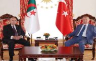 تبون يعقد لقاء ثنائيا مع نظيره التركي