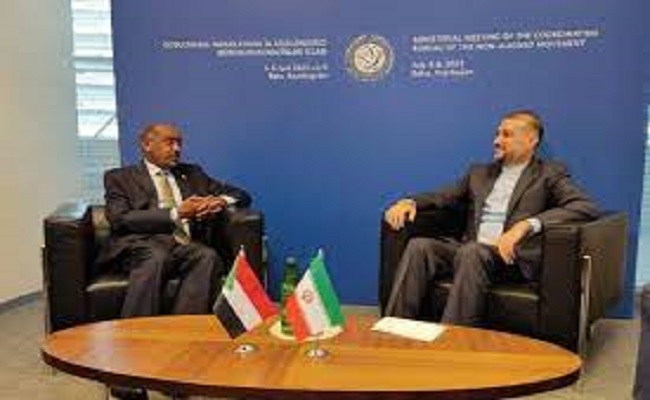 الخرطوم وطهران تبحثان استئناف العلاقات 