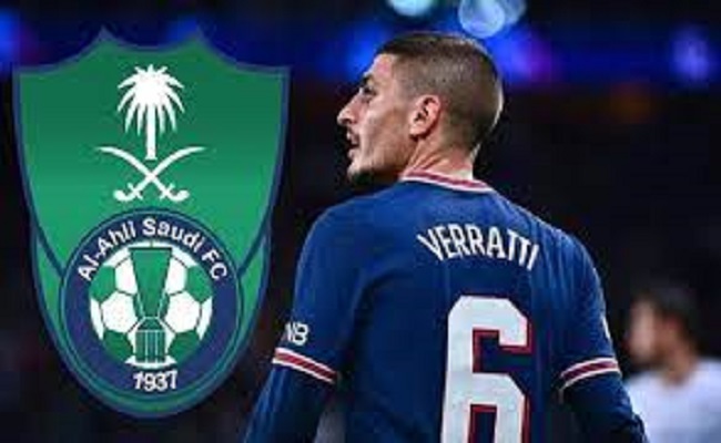 فيراتي يحول وجهته من الهلال إلى الأهلي...