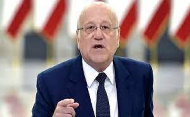 نجيب ميقاتي: على التنظيمات الفلسطينية وقف الاقتتال فورًا في عين الحلوة