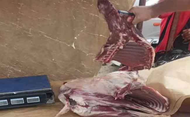 حجز وإتلاف أكثر من 80 كلغ من اللحوم الحمراء بالبويرة