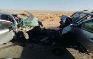 اصطدام بين سيارتين يخلف 7 قتلى ومصابين بالأغواط
