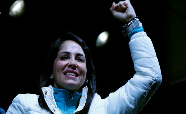 الإكوادور المرشحة اليسارية للانتخابات الرئاسية لويزا غونزاليس 