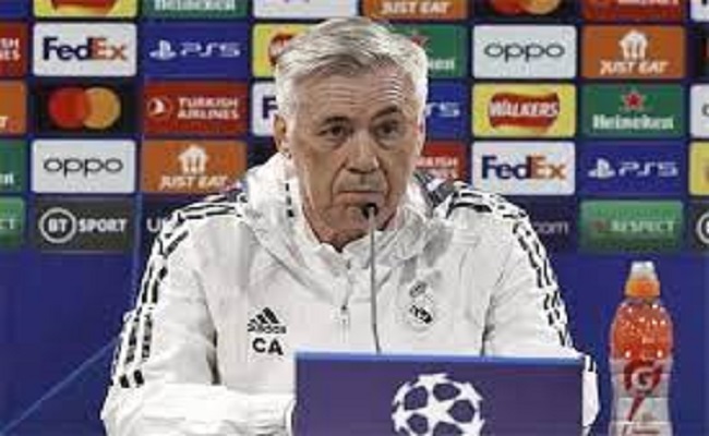 أنشيلوتي: مانشستر سيتي هو المرشح للفوز بدوري أبطال أوروبا...